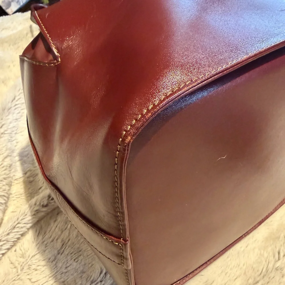 CARTIER  Leather Bucket Bag Set - Picture 6 of 15